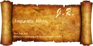 Jagyugy Róza névjegykártya